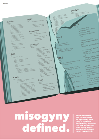 Hunt, Madison. 'Misogyny Defined'. 21st Aug, 2017.